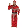 Image de P'tit Clown - Déguisement Spectre Zombie - Costume Halloween Adulte, Fêtes Costumées, Soirées Déguisées - Rouge (s-m) - Taille S-m