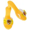 Image de Chaussures de princesse - PTIT CLOWN - 24568 - Jaune - Fille - Ornement coeur brillant