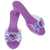 Image de Chaussures de princesse - PTIT CLOWN - 24569 - Violet - Décor coeur et noeud - Talon bas