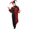 Image de Déguisement / Costume Halloween - PTIT CLOWN - Arlequin - Rouge/Noir - Adulte S/M - Collection Halloween