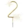 Image de Cierge magique - Chiffre de 0 à 9 - Effet crépitant - Décoration de fête - Mixte