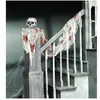 Image de Tissu de décoration - PTIT CLOWN - 4 5m - Blanc/Rouge - Halloween - Intérieur