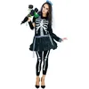 Image de P'tit Clown - Costume Squelette - Déguisement Adulte Parfait Pour Halloween, Fêtes Costumées Et Évènements À Thème - Taille L-xl