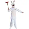 Image de P'tit Clown - Costume Lapins Crétins Déguisement, Enfants Unisexes, 44440, Blanc-beige, Large - Taille 10-12 Ans