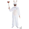 Image de Déguisement - Lapins Crétins  - Costume - Xs - 14/16 Ans - Blanc