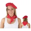 Image de Béret Adulte en Laine de Couleur Rouge