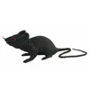 Image de Objet Décoratif - PTITCLOWN - Rat Plastique Noir - 17 cm - Halloween - Intérieur