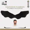 Image de Moustache Mario Bros - Noir - Déguisement - Synthétique - Autocollante