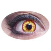 Image de Lentilles de contact Loup Garou - PTIT CLOWN - Rouge avec iris jaune - Adulte