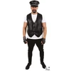 Image de Gilet De Biker - Motard - Sans Manche - Imitation Cuir - Noir - Déguisement - Taille Unique