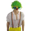 Image de Accessoire de Clown - PTIT CLOWN - Bretelles Rayées Multicolores - Mixte - Enfant - Ludique