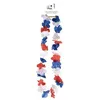Image de Collier Hawaïen - PTIT CLOWN DÉGUISEMENT - Tricolore France - Mixte - Adulte - Blanc