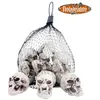 Image de Crâne en plastique - 20 - 12 pièces - Blanc - Utilisation extérieure - Halloween
