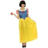 Image de Déguisement Princesse Femme - PTIT CLOWN - Costume Conte de Fée Adulte Carnaval Cosplay Halloween - Jaune Bleue