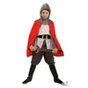 Image de Costume Chevalier Enfant Rouge - PTIT CLOWN - Polyester - Idéal pour fêtes costumées Carnaval Halloween Spectacle