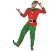 Image de Costume complet - PTIT CLOWN - Lutin du père Noël - Taille S/M - Velours polyester - Inclus accessoires