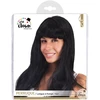 Image de Perruque - Brune - Noir - Avec Frange - Déguisement - Cheveux Longs - Femme