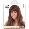 Image de Perruque - Chatain - Marron - Avec Frange - Déguisement - Cheveux Longs