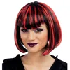 Image de Perruque de Vampire Carré Femme - PTIT CLOWN - Rouge - Accessoire de déguisement - Adulte