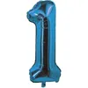 Image de Ballon bleu aluminium chiffre 1 pour fête anniversaire 30cm (x1) REF/70051