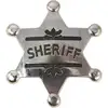 Image de Étoile De Shérif - Métal - Argenté - Déguisement - Accessoire - P'tit Clown