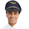 Image de Casquette de pilote de lair - PTIT CLOWN - Accessoire de mode - Adulte - Noir - Coiffe de pilote de lair