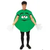 Image de Déguisement Bonbon Coloré - PTIT CLOWN - Taille Unique - Vert - Combinaison et Gants