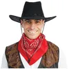 Image de Chapeau de Cow Boy Noir - Mixte - Chapeau de Cow Boy Noir imitation nubuck - Extérieur - Adulte