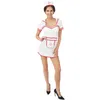 Image de P'tit Clown - 83574 - Costume Luxe Infirmière Sexy - Nurse Suit - Déguisement Pour Carnaval, Halloween, Evjf, Evg - Taille L/xl