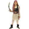 Image de P'tit Clown - Déguisement Pirate Fille - Costume Corsaire Enfant - Pour Tenue Anniversaire, Carnaval, Fêtes - Taille 5-6 Ans