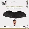 Image de Fausse Moustache - Déguisement - Accessoire - Autocollant - Noir