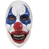 Image de Masque de Clown Tueur Adulte - PTIT CLOWN - Blanc avec yeux et bouche rouges - Taille unique