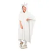 Image de Poncho - PtitClown - Licorne - Adulte - Blanc - Taille unique