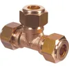 Image de Raccord bicône en T laiton - diamètre 16 mm