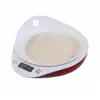 Image de Domoclip Men352 Balance De Cuisine Avec Bol  Rouge Et Blanc