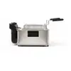 Image de Friteuse Double Doc217 - 2 X 3 L - Inox 3300w - Noir + Gris
