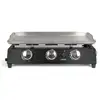 Image de Livoo - plancha gaz 7200w en métal noir doc249 - DOC249