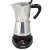 Image de Cafetiere Italienne Électrique - Dod117a - 480 W - 300 Ml - 6 Tasses - Argent / Noir