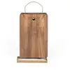 Image de Set De 4 Planches A Découper - Livoo - Mes152 - Bois Acacia Fsc - 22 X 14 Cm - Support Métallique