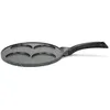 Image de Poêle à pancake - Livoo - MEP148 - 4 empreintes 10 cm diamètre - tout feux dont induction - Aluminium forgé antiadhésif