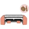 Image de Set A Raclette 2 Personnes - X Marmiton - Doc306 - 450 W - 5 Recettes Via Un Qr Code - Plateau Amovible En Granit