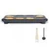 Image de Maxi crêpes party - LIVOO - DOC186G - 1500 W - 8 mini crêpes Ø 12 cm - Revêtement antiadhésif - Noir