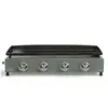 Image de Plancha gaz - livoo - doc325 - 4 brûleurs - vert noir LIV3523930108594