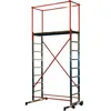 Image de Echafaudage mobile en aluminium ESCALUX Nimbus 250 - Plateau 2m50 - 4 hauteurs de travail jusquà 4m70