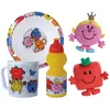 Image de Lot vaisselle - FUN HOUSE - MONSIEUR MADAME - Assiette creuse Ø16 cm gourde 350 ml mug 350 ml et 2 peluches 12 cm