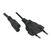 Image de generic - cable d'alimentation - Europlug pour IEC 60320 C7 - 1.8 m