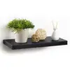Image de Étagère Murale Design "flottante" 50cm Noir