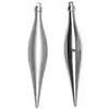 Image de Set De 5 Suspensions Glaçons Hauteur 15 Cm Argentée