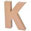 Image de Décoration Murale Lettres Carton K 18cm Naturel