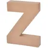 Image de Décoration Murale "lettres Carton Z" 18cm Naturel